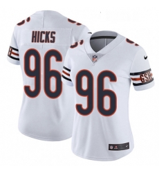 Womens Nike Chicago Bears 96 Akiem Hicks Elite White NFL Jersey Womens Nike Chicago Bears 96 Akiem Hicks Elite White NFL Jersey