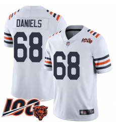 Youth Chicago Bears 68 James Daniels White 100th Season Limited Football Jersey Youth Chicago Bears 68 James Daniels White 100th Season Limited Football Jersey