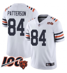 Youth Chicago Bears 84 Cordarrelle Patterson White 100th Season Limited Football Jersey Youth Chicago Bears 84 Cordarrelle Patterson White 100th Season Limited Football Jersey