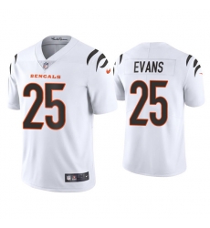 Men Cincinnati Bengals 25 Chris Evans 2021 White Vapor Untouchable Limited Stitched Jersey Men Cincinnati Bengals 25 Chris Evans 2021 White Vapor Untouchable Limited Stitched Jersey