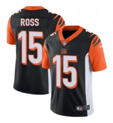 Mens Nike Cincinnati Bengals 15 John Ross Vapor Untouchable Limited Black Team Color NFL Jersey Mens Nike Cincinnati Bengals 15 John Ross Vapor Untouchable Limited Black Team Color NFL Jersey