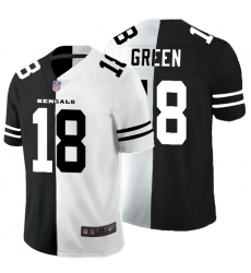 Nike Bengals 18 A.J. Green Black And White Split Vapor Untouchable Limited Jersey Nike Bengals 18 A.J. Green Black And White Split Vapor Untouchable Limited Jersey