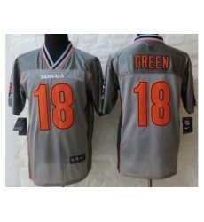 Nike Cincinnati Bengals 18 A.J. Green Grey Elite Vapor NFL Jersey Nike Cincinnati Bengals 18 A.J. Green Grey Elite Vapor NFL Jersey