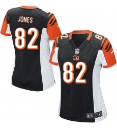 Nike Bengals #82 Marvin Jones Black Team Color Womens Stitched NFL Elite Jersey Nike Bengals #82 Marvin Jones Black Team Color Womens Stitched NFL Elite Jersey