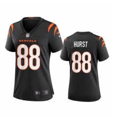 Women Cincinnati Bengals 88 Hayden Hurst Black Stitched Game Jersey Women Cincinnati Bengals 88 Hayden Hurst Black Stitched Game Jersey