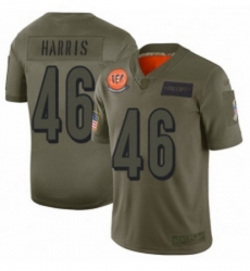 Womens Cincinnati Bengals 46 Clark Harris Limited Camo 2019 Salute to Service Football Jersey Womens Cincinnati Bengals 46 Clark Harris Limited Camo 2019 Salute to Service Football Jersey