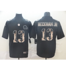 Browns 13 Odell Beckham Jr Black Statue Of Liberty Limited Jersey Browns 13 Odell Beckham Jr Black Statue Of Liberty Limited Jersey