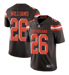 Browns 26 Greedy Williams Brown Team Color Men Stitched Football Vapor Untouchable Limited Jersey Browns 26 Greedy Williams Brown Team Color Men Stitched Football Vapor Untouchable Limited Jersey