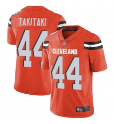 Browns 44 Sione Takitaki Orange Alternate Men Stitched Football Vapor Untouchable Limited Jersey Browns 44 Sione Takitaki Orange Alternate Men Stitched Football Vapor Untouchable Limited Jersey