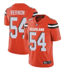 Browns #54 Olivier Vernon Orange Alternate Men Stitched Football Vapor Untouchable Limited Jersey Browns #54 Olivier Vernon Orange Alternate Men Stitched Football Vapor Untouchable Limited Jersey