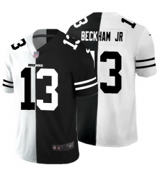 Cleveland Browns 13 Odell Beckham Jr Men Black V White Peace Split Nike Vapor Untouchable Limited NFL Jersey Cleveland Browns 13 Odell Beckham Jr Men Black V White Peace Split Nike Vapor Untouchable Limited NFL Jersey