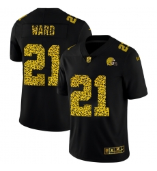 Cleveland Browns 21 Denzel Ward Men Nike Leopard Print Fashion Vapor Limited NFL Jersey Black Cleveland Browns 21 Denzel Ward Men Nike Leopard Print Fashion Vapor Limited NFL Jersey Black