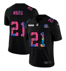 Cleveland Browns 21 Denzel Ward Men Nike Multi Color Black 2020 NFL Crucial Catch Vapor Untouchable Limited Jersey Cleveland Browns 21 Denzel Ward Men Nike Multi Color Black 2020 NFL Crucial Catch Vapor Untouchable Limited Jersey