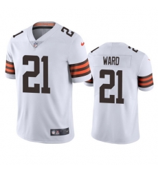 Cleveland Browns 21 Denzel Ward Men Nike White 2020 Vapor Limited Jersey Cleveland Browns 21 Denzel Ward Men Nike White 2020 Vapor Limited Jersey