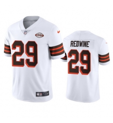 Cleveland Browns 29 Sheldrick Redwine Nike 1946 Collection Alternate Vapor Limited NFL Jersey White Cleveland Browns 29 Sheldrick Redwine Nike 1946 Collection Alternate Vapor Limited NFL Jersey White