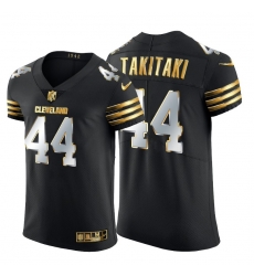 Cleveland Browns 44 Sione Takitaki Men Nike Black Edition Vapor Untouchable Elite NFL Jersey Cleveland Browns 44 Sione Takitaki Men Nike Black Edition Vapor Untouchable Elite NFL Jersey