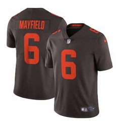 Cleveland Browns 6 Baker Mayfield Men Nike Brown Alternate 2020 Vapor Limited Jersey Cleveland Browns 6 Baker Mayfield Men Nike Brown Alternate 2020 Vapor Limited Jersey