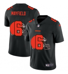 Cleveland Browns 6 Baker Mayfield Men Nike Team Logo Dual Overlap Limited NFL Jersey Black Cleveland Browns 6 Baker Mayfield Men Nike Team Logo Dual Overlap Limited NFL Jersey Black