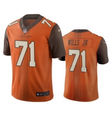 Cleveland Browns 71 Jedrick Wills Men Nike Brown City Edition Vapor Limited Jersey Cleveland Browns 71 Jedrick Wills Men Nike Brown City Edition Vapor Limited Jersey