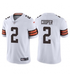 Men Cleveland Browns 2 Amari Cooper White Vapor Untouchable Limited Stitched jersey Men Cleveland Browns 2 Amari Cooper White Vapor Untouchable Limited Stitched jersey