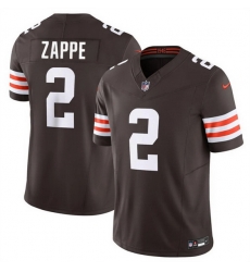Men Cleveland Browns 2 Bailey Zappe Brown 2024 F U S E Vapor Limited Stitched Football Jersey Men Cleveland Browns 2 Bailey Zappe Brown 2024 F U S E Vapor Limited Stitched Football Jersey