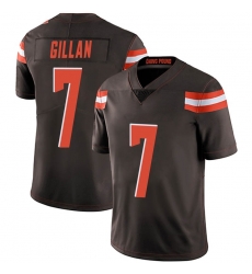 Men Cleveland Browns 7 Jamie Gillan Brown Limited Team Color Vapor Untouchable Nike Jersey Men Cleveland Browns 7 Jamie Gillan Brown Limited Team Color Vapor Untouchable Nike Jersey