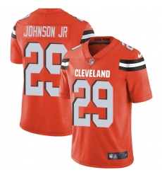 Men Nike Browns #29 Duke Johnson Jr Orange Alternate Stitched NFL Vapor Untouchable Limited Jersey Men Nike Browns #29 Duke Johnson Jr Orange Alternate Stitched NFL Vapor Untouchable Limited Jersey