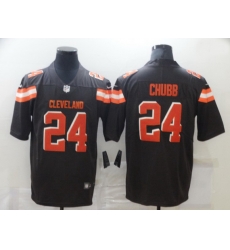 Men Nike Cleveland Browns 24 Nick Chubb Brown Vapor Untouchable Limited Jersey Men Nike Cleveland Browns 24 Nick Chubb Brown Vapor Untouchable Limited Jersey