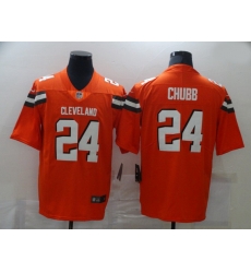 Men Nike Cleveland Browns 24 Nick Chubb Orange Vapor Untouchable Limited Jersey Men Nike Cleveland Browns 24 Nick Chubb Orange Vapor Untouchable Limited Jersey