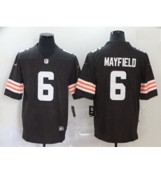 Men Nike Cleveland Browns 6 Baker Mayfield Brown Vapor Limited Jersey Men Nike Cleveland Browns 6 Baker Mayfield Brown Vapor Limited Jersey