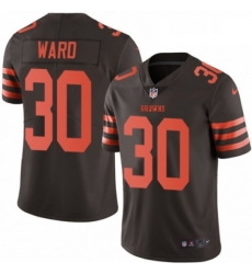 Mens Nike Cleveland Browns 30 Denzel Ward Elite Brown Rush Vapor Untouchable NFL Jersey Mens Nike Cleveland Browns 30 Denzel Ward Elite Brown Rush Vapor Untouchable NFL Jersey