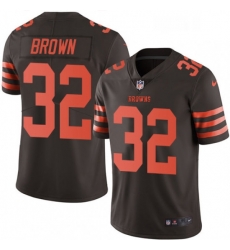 Mens Nike Cleveland Browns 32 Jim Brown Elite Brown Rush Vapor Untouchable NFL Jersey Mens Nike Cleveland Browns 32 Jim Brown Elite Brown Rush Vapor Untouchable NFL Jersey