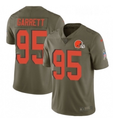 Mens Nike Cleveland Browns 95 Myles Garrett Limited Olive 2017 Salute to Service NFL Jersey Mens Nike Cleveland Browns 95 Myles Garrett Limited Olive 2017 Salute to Service NFL Jersey