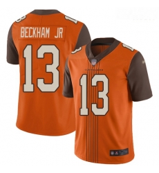 Nike Browns 13 Odell Beckham Jr Orange Alternate Men Stitched Football Limited City Edtion Jersey Nike Browns 13 Odell Beckham Jr Orange Alternate Men Stitched Football Limited City Edtion Jersey