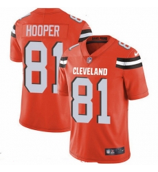 Nike Browns 81 Austin Hooper Orange Alternate Men Stitched NFL Vapor Untouchable Limited Jersey Nike Browns 81 Austin Hooper Orange Alternate Men Stitched NFL Vapor Untouchable Limited Jersey