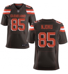 Nike Browns #85 David Njoku Brown Team Color Mens Stitched NFL New Elite Jersey Nike Browns #85 David Njoku Brown Team Color Mens Stitched NFL New Elite Jersey