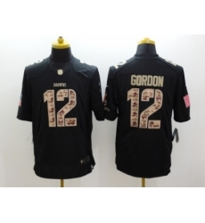 Nike Cleveland Browns 12 Josh Gordon black Limited Salute to Service NFL Jersey Nike Cleveland Browns 12 Josh Gordon black Limited Salute to Service NFL Jersey