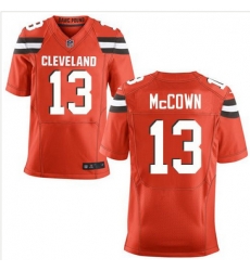 Nike Cleveland Browns #13 Josh McCown Orange Alternate Mens Stitched NFL New Elite Jersey Nike Cleveland Browns #13 Josh McCown Orange Alternate Mens Stitched NFL New Elite Jersey