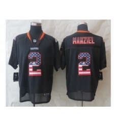 Nike Cleveland Browns 2 Johnny Manziel Black Elite USA Flag Fashion NFL Jersey Nike Cleveland Browns 2 Johnny Manziel Black Elite USA Flag Fashion NFL Jersey