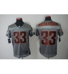 Nike Cleveland Browns 33 Trent Richardson Grey Elite Shadow NFL Jersey Nike Cleveland Browns 33 Trent Richardson Grey Elite Shadow NFL Jersey