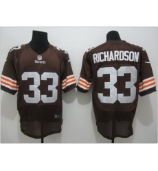 Nike Cleveland Browns 33 Trent Richardson brown Elite NFL Jersey Nike Cleveland Browns 33 Trent Richardson brown Elite NFL Jersey