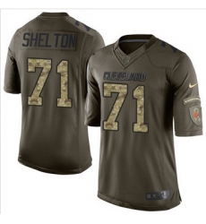 Nike Cleveland Browns #71 Danny Shelton Green Men 27s Stitched NFL Limited Salute to Service Jersey Nike Cleveland Browns #71 Danny Shelton Green Men 27s Stitched NFL Limited Salute to Service Jersey