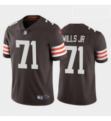 men jedrick wills cleveland browns brown vapor limited jersey 2020 men jedrick wills cleveland browns brown vapor limited jersey 2020