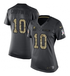 Nike Browns #10 Robert Griffin III Black Womens Stitched NFL Limited 2016 Salute to Service Jersey Nike Browns #10 Robert Griffin III Black Womens Stitched NFL Limited 2016 Salute to Service Jersey