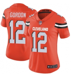Nike Browns #12 Josh Gordon Orange Alternate Womens Stitched NFL Vapor Untouchable Limited Jersey Nike Browns #12 Josh Gordon Orange Alternate Womens Stitched NFL Vapor Untouchable Limited Jersey