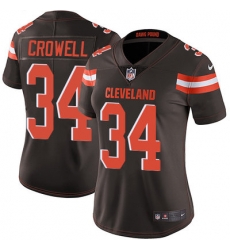 Nike Browns #34 Isaiah Crowell Brown Team Color Womens Stitched NFL Vapor Untouchable Limited Jersey Nike Browns #34 Isaiah Crowell Brown Team Color Womens Stitched NFL Vapor Untouchable Limited Jersey