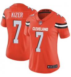 Nike Browns #7 DeShone Kizer Orange Alternate Womens Stitched NFL Vapor Untouchable Limited Jersey Nike Browns #7 DeShone Kizer Orange Alternate Womens Stitched NFL Vapor Untouchable Limited Jersey