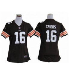 Nike Women NFL Cleveland Browns #16 Joshua Cribbs Brown Jerseys Nike Women NFL Cleveland Browns #16 Joshua Cribbs Brown Jerseys