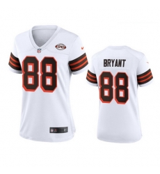 Women Cleveland Browns 88 Harrison Bryant Nike 1946 Collection Alternate Game Limited NFL Jersey White Women Cleveland Browns 88 Harrison Bryant Nike 1946 Collection Alternate Game Limited NFL Jersey White