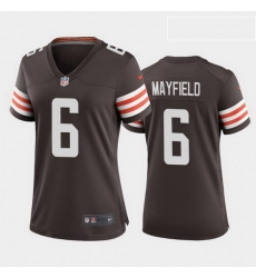 Women Cleveland Browns Baker Mayfield 2020 Alternate Vapor Limited Jersey Brown Women Cleveland Browns Baker Mayfield 2020 Alternate Vapor Limited Jersey Brown
